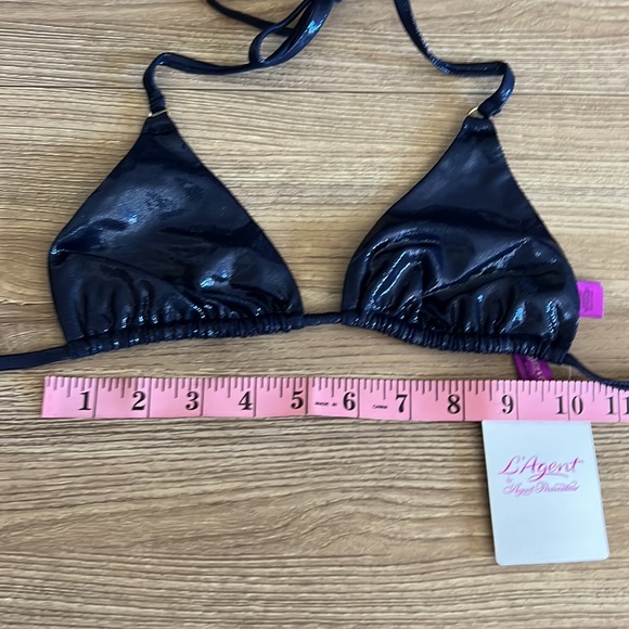 NEW L’Agent by Agent Provocateur Sevilla metallic blue string bikini size small - Picture 5 of 7